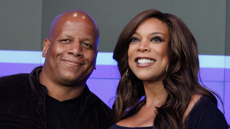 Wendy Williams and Kevin Hunter smiling